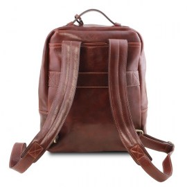 Leather laptop backpack Kyoto